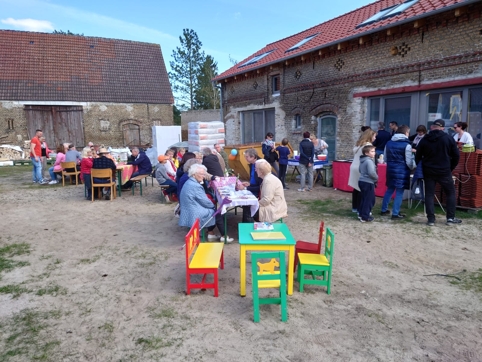 Offener Hof am 18. April 2022